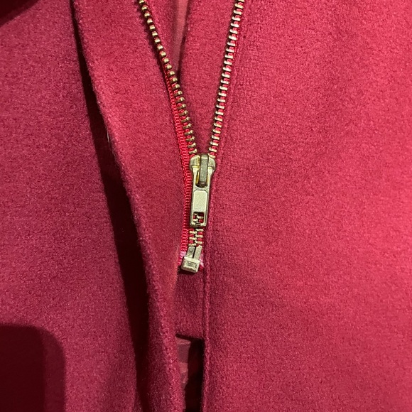 $90 J. CREW LINED WOOL COAT | RED | PETITE MEDIUM - Picture 9 of 12